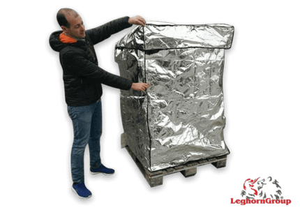 Θερμικό Κάλυμμα Αλουμινίου Για Παλέτες Thermal Pallet Cover