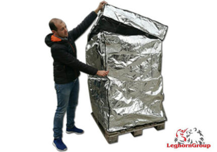 Θερμικό Κάλυμμα Αλουμινίου Για Παλέτες Thermal Pallet Cover