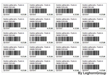 ετικέτες με barcode