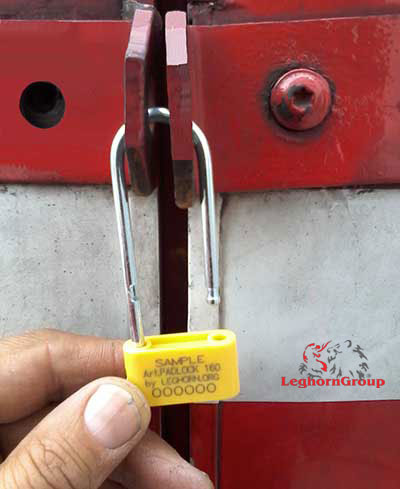 σφραγίδα λουκέτο με ατσάλινο άγκιστρο padlockseal 160-4 τρόπος χρήσης 1