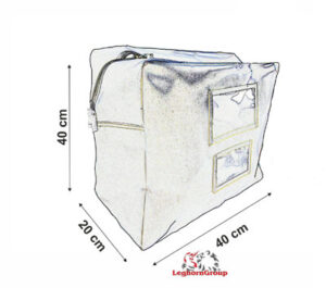 Σάκοι και τσάντες ασφαλείας Hamburg για έγγραφα Α3 με άνω άνοιγμα, διαφανείς τσέπες, αριθμημένες σφραγίδες και RFID