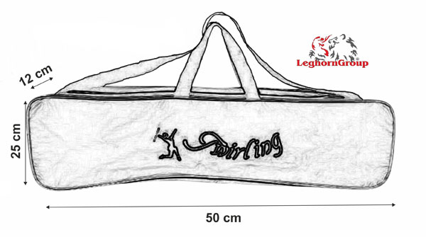 Σάκοι ασφαλείας Padova από νάιλον με ιμάντα ώμου και λαβές για ομάδες twirling