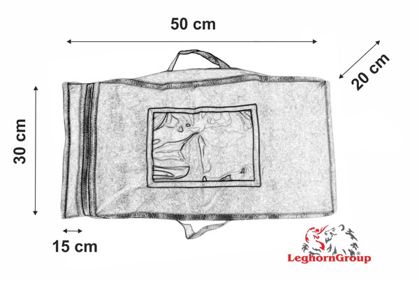 Σάκοι ασφαλείας Sevilla με πλαϊνό άνοιγμα για ορθογώνια δοχεία